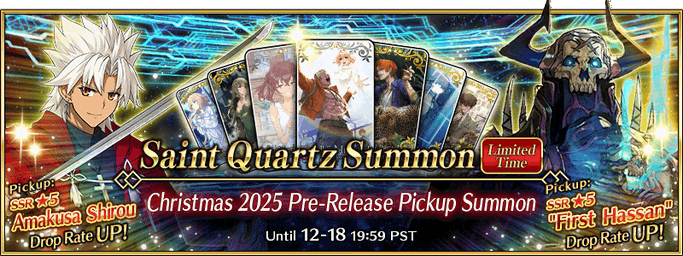 Christmas 2025 Pre-Release Pickup Summon (Daily)